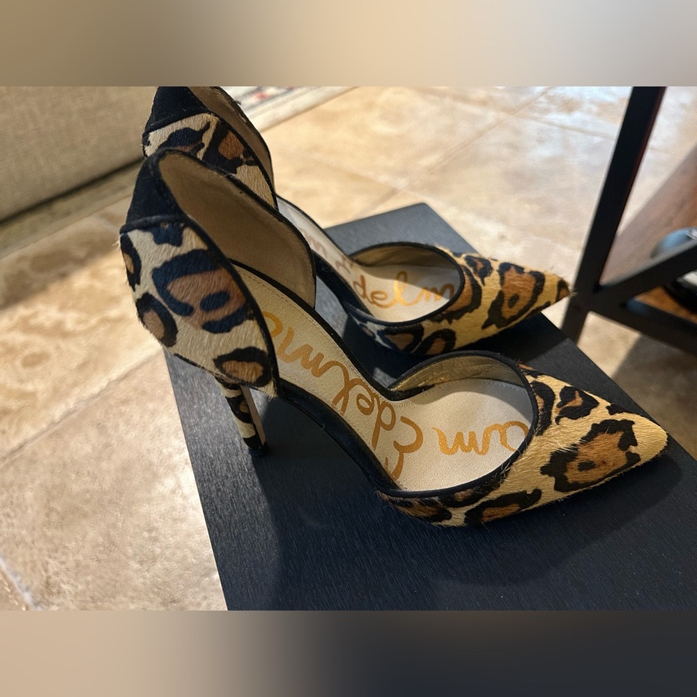 Sam Edelman Leopard Print Heels